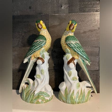 gumps mixed metal bird box|Vintage Gumps Decor .